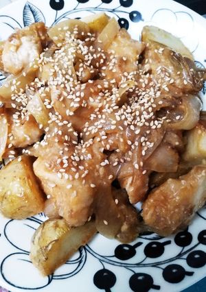 簡単に♪鶏むね肉の味噌マヨポテト♪-レシピのメイン写真