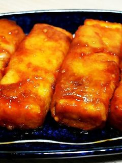 厚揚げの肉巻き-レシピのメイン写真
