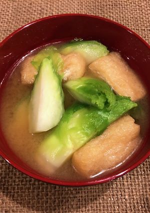 祝蕾（しゅくらい）の味噌汁-レシピのメイン写真