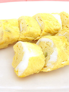 減塩　ねぎ入り卵焼き（腎臓病）-レシピのメイン写真