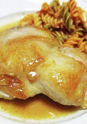 簡単！鶏もも肉のソテー白ワイン蒸し-レシピのメイン写真