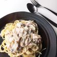 鮭のクリームスパゲッティ