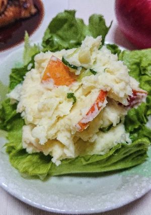 簡単！りんごのシャキシャキポテトサラダ-レシピのメイン写真