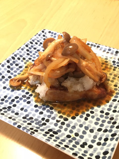 かじきとしめじのおろしステーキ-レシピのメイン写真