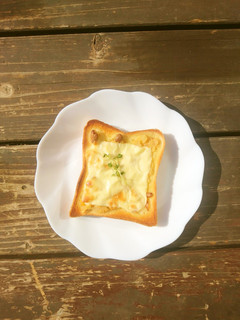 140 しもつかれしろごまチーズトースト-レシピのメイン写真