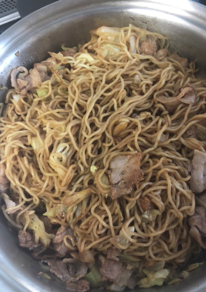 無水鍋で焼きそば-レシピのメイン写真