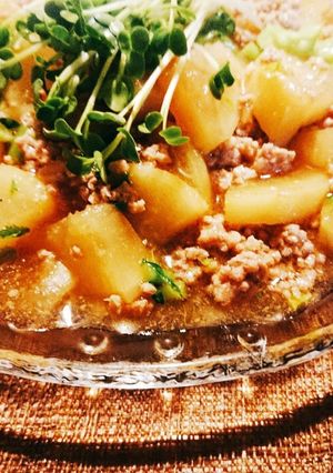 化学調味料★酒不要★大根と挽肉のあんかけ-レシピのメイン写真
