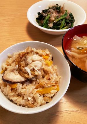帆立の炊込みご飯-レシピのメイン写真