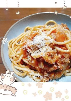 やみつきラグーパスタ-レシピのメイン写真