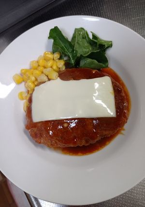 煮込みハンバーグBIG-レシピのメイン写真