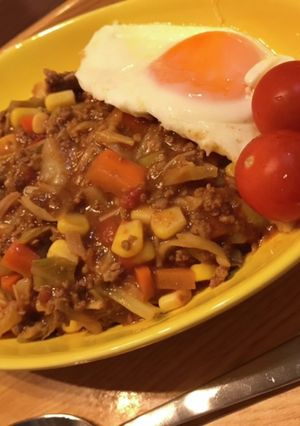 私のざっくりキーマカレー☆市販ルーで-レシピのメイン写真