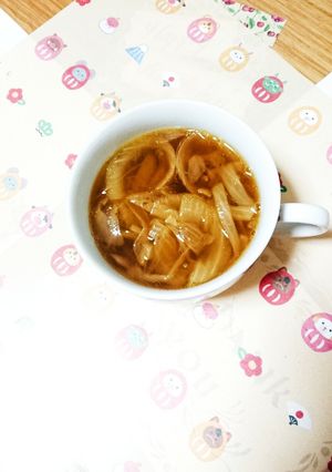 レンジで時短！オニオンスープ-レシピのメイン写真