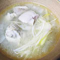 รูปของ ⅲ参鶏湯風スープ