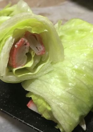 レタスで春巻き☆-レシピのメイン写真