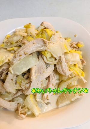 白菜と鶏むね肉のしっとりサラダ-レシピのメイン写真
