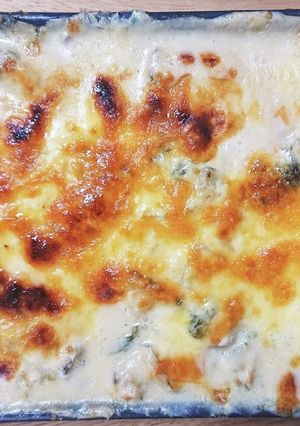 牡蠣と青さのりと野菜のグラタン-レシピのメイン写真