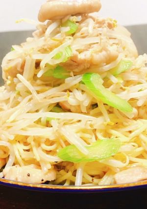 デカ盛れ鶏塩焼きそば-レシピのメイン写真