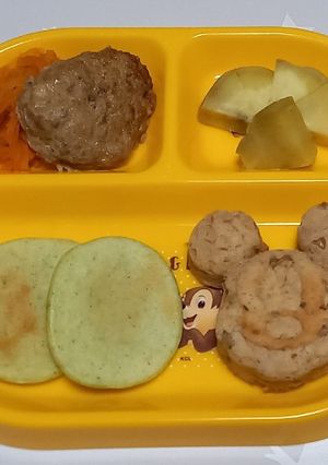 【離乳食】大人も一緒でOKなハンバーグ-レシピのメイン写真