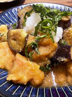 鶏もも肉となすの甘酢みぞれ煮-レシピのメイン写真