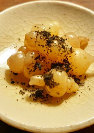 イカ墨塩orゆかりの茹でちょろぎ　下処理-レシピのメイン写真