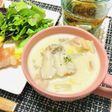 鶏肉と舞茸と白菜のクリーム煮・スープ