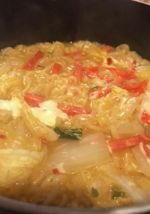 辛ラーメンまろやかアレンジ-レシピのメイン写真