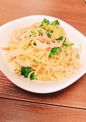 栄養満点！ブロッコリーとササミのパスタ-レシピのメイン写真