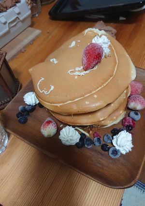 こどもといっしょにつくるパンケーキ✨-レシピのメイン写真