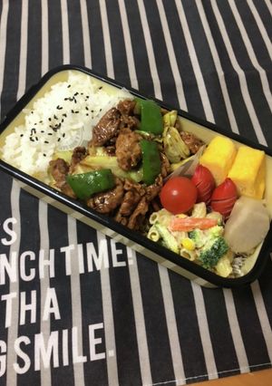 男子高校生弁当1/29回鍋肉弁当-レシピのメイン写真