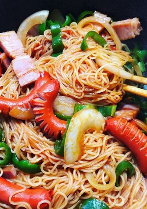 贅沢ナポリタン-レシピのメイン写真