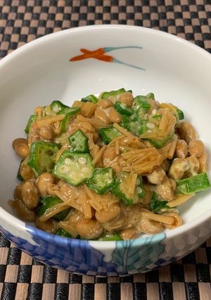 納豆オクラ和え-レシピのメイン写真