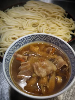 豚バラ肉汁うどん(*≧∀≦*)-レシピのメイン写真