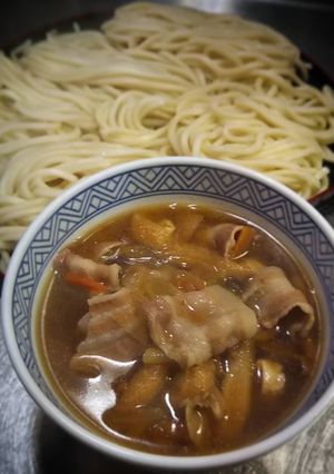 豚バラ肉汁うどん(*≧∀≦*)-レシピのメイン写真