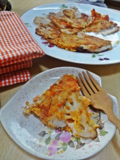 蓮根と鮭のチーズガレット-レシピのメイン写真