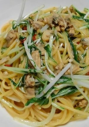 和風ボンゴレスパゲティ-レシピのメイン写真