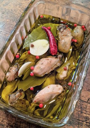 牡蠣のオイル漬け　食養生-レシピのメイン写真