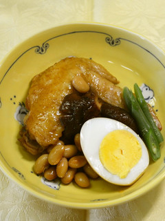 鶏手羽先と大豆の煮物-レシピのメイン写真