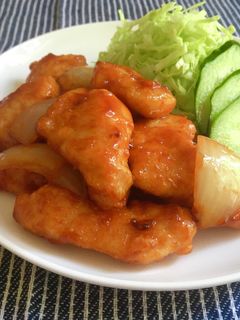 *皆大好き鶏むね肉のケチャップ炒め*-レシピのメイン写真
