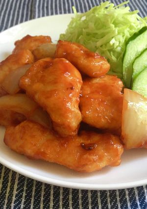 ＊皆大好き鶏むね肉のケチャップ炒め＊-レシピのメイン写真