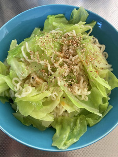 サッポロ一番塩ラーメンで焼きラーメン!-レシピのメイン写真