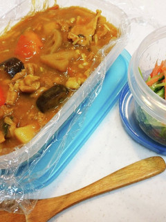 レンジある人は是非!カレー弁当!-レシピのメイン写真