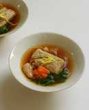 お正月の定番お雑煮の大豆ミート入りレシピ