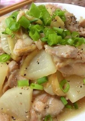 フライパンで簡単☆鶏もも大根の炒め照り煮-レシピのメイン写真