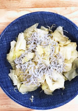 キャベツとしらす　ごま油和え-レシピのメイン写真