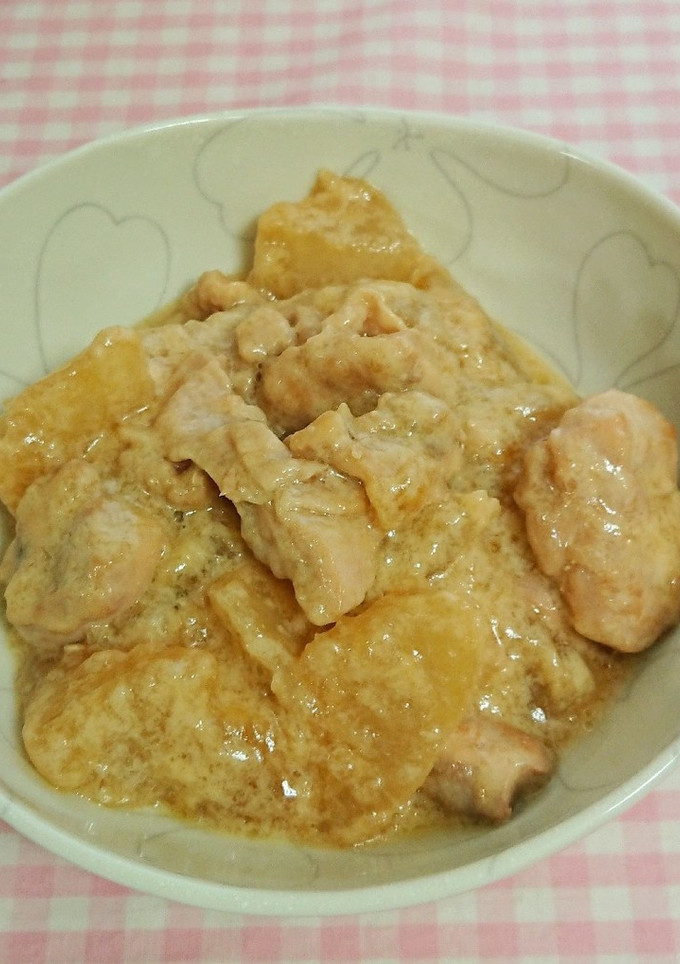 チーズと鶏肉と大根の煮込み-レシピのメイン写真