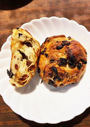 レーズンチーズ丸パン-レシピのメイン写真