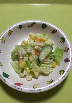 【保育園給食】シーザーサラダ-レシピのメイン写真