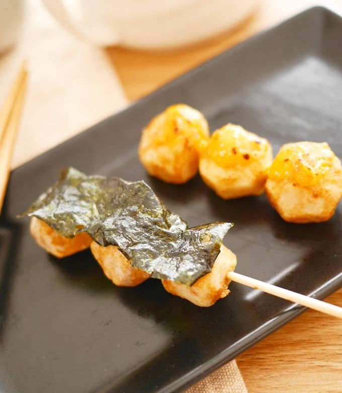 ほくほく里芋の素揚げ串-レシピのメイン写真