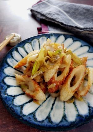 長ネギとちくわのゆずこしょう照り焼き-レシピのメイン写真