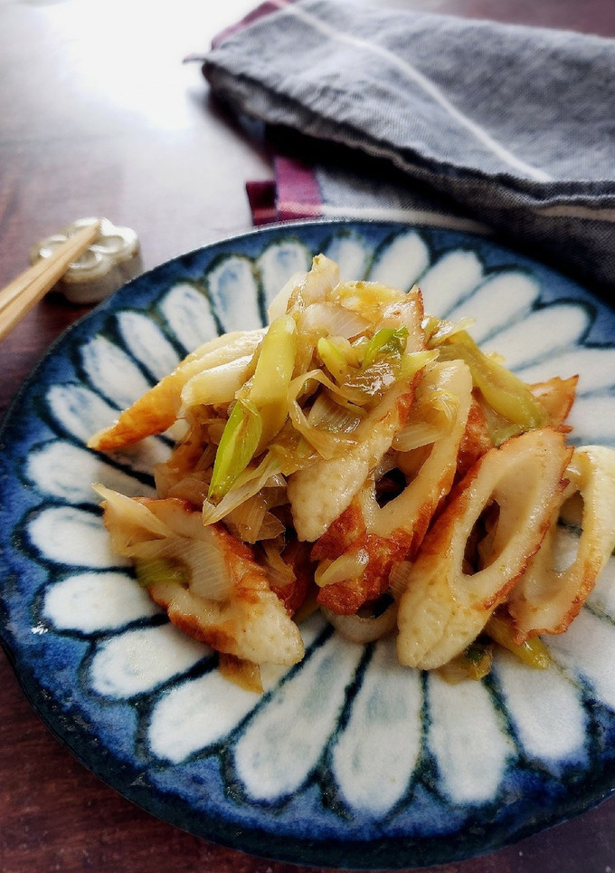 長ネギとちくわのゆずこしょう照り焼き-レシピのメイン写真
